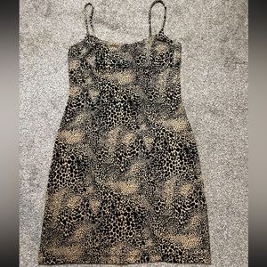 Leopard cheetah print dress